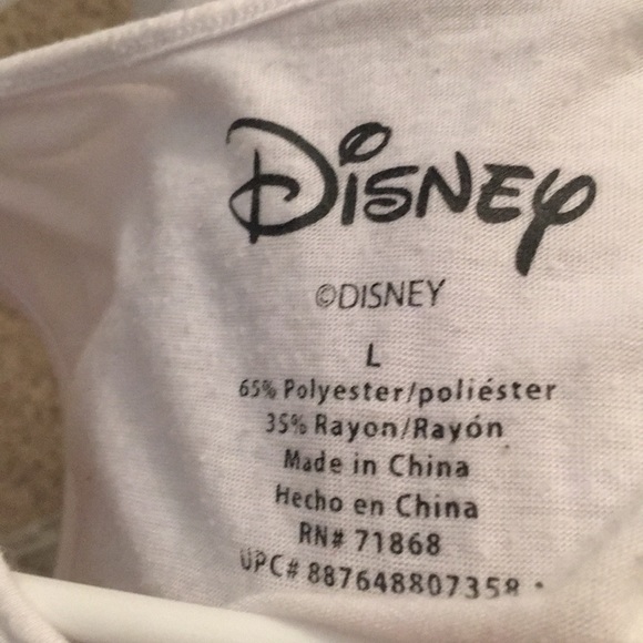 White and Grey Mickey Mouse Tank Top - Picture 2 of 5